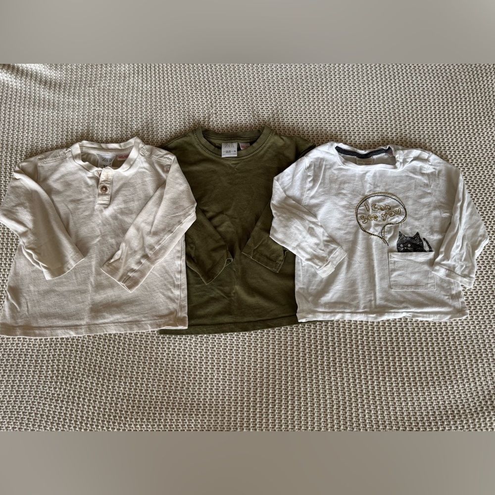Zara boys long sleeve bundle